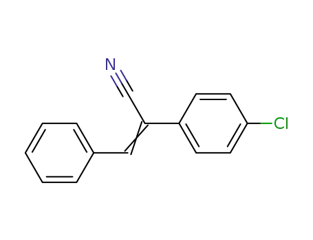 Molecular Structure of 16610-81-4 ((E)-ALPHA-(4-CHLOROPHENYL)CINNAMONITRILE)