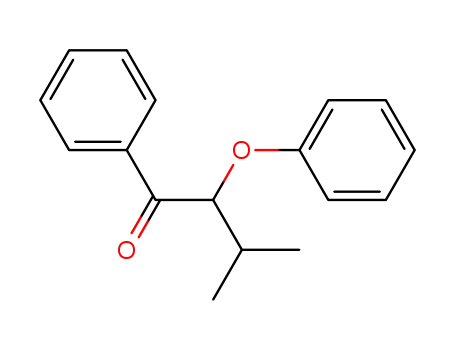 Molecular Structure of 101594-59-6 (3-methyl-2-phenoxy-1-phenylbutan-1-one)