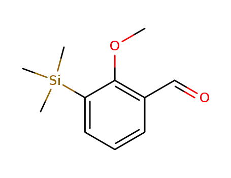 Molecular Structure of 444095-28-7 (3-trimethylsilylsalicylaldehyde methyl ether)