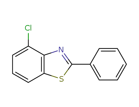 Molecular Structure of 71651-76-8 (4-chloro-2-phenylbenzo[d]thiazole)
