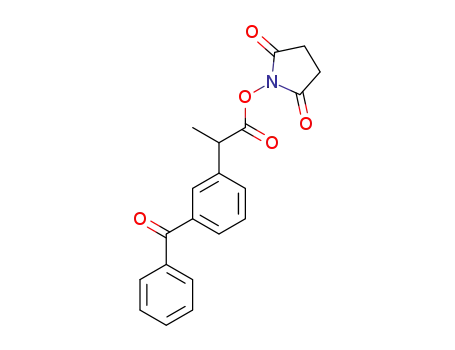 Molecular Structure of 104400-35-3 (ketoprofen-N-hydroxysuccinimidyl ester)