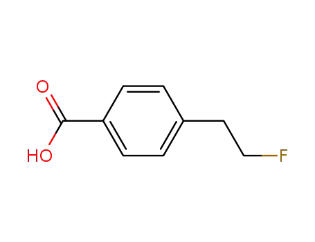 Molecular Structure of 819883-84-6 (Benzoic acid, 4-(2-fluoroethyl)-)