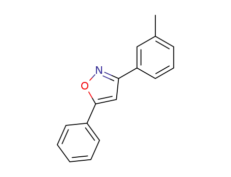 Molecular Structure of 107313-62-2 (Isoxazole, 3-(3-Methylphenyl)-5-phenyl-)