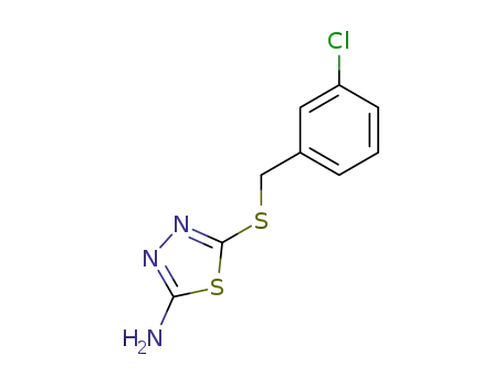5-((3-chlorobenzyl)sulfanyl)-1,3,4-thiadiazol-2-amine