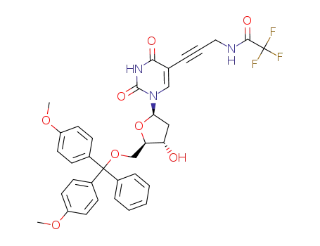 5-(3-trifluoroacetamidopropargyl)-5'-O-(4,4'-dimethoxytrityl)-2'-deoxyuridine