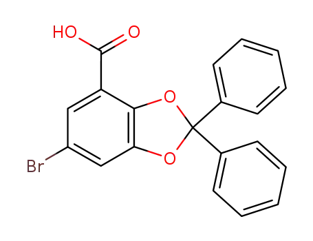 6-bromo-2,2-diphenyl-1,3-benzodioxole-4-carboxylic acid