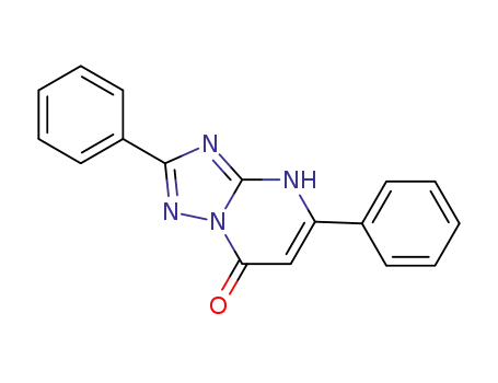 Molecular Structure of 799838-82-7 (2,5-diphenyl-[1,2,4]triazolo[1,5-a]pyrimidin-7(4H)-one)