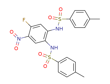 N-[4-fluoro-2-[(4-methylphenyl)sulfonylamino]-5-nitrophenyl]-4-methylbenzenesulfonamide