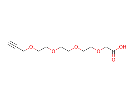 Molecular Structure of 1694731-93-5 (Azido-PEG4-CH2CO2H)