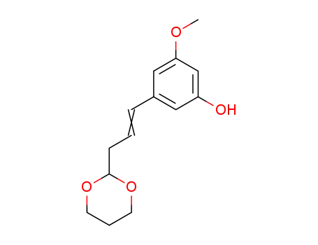 2-[3-(3-hydroxy-5-methoxyphenyl)-3-propenyl]-1,3-dioxane