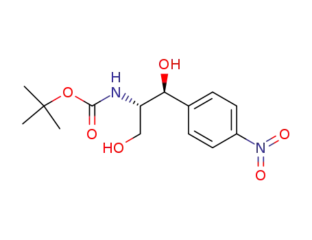 Carbamic acid,
[(1S,2S)-2-hydroxy-1-(hydroxymethyl)-2-(4-nitrophenyl)ethyl]-,
1,1-dimethylethyl ester