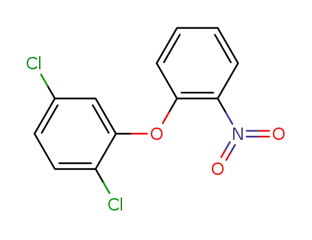 Molecular Structure of 3169-76-4 (Benzene, 1,4-dichloro-2-(2-nitrophenoxy)-)