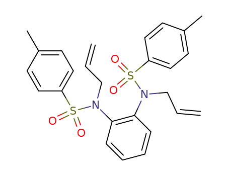 Molecular Structure of 136269-09-5 (Benzenesulfonamide, N,N'-1,2-phenylenebis[4-methyl-N-2-propenyl-)