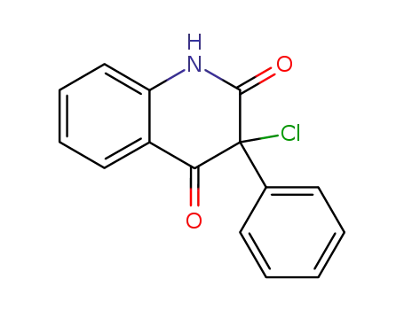 Molecular Structure of 144603-32-7 (2,4(1H,3H)-Quinolinedione, 3-chloro-3-phenyl-)