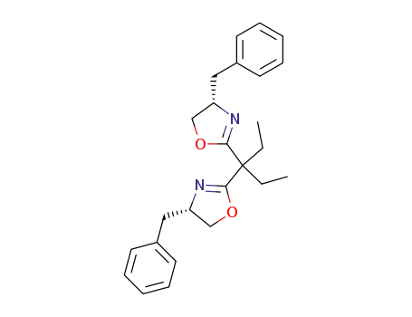 Molecular Structure of 160191-64-0 ((4S,4'S)-2,2'-(Pentane-3,3'-diyl)bis(4-benzyl-4,5-dihydrooxazole))