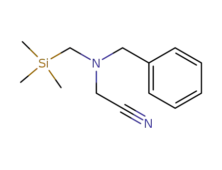 Molecular Structure of 87813-07-8 (N-benzyl-N-(trimethylsilylmethyl)aminoacetonitrile)