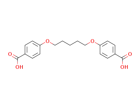 Molecular Structure of 22247-66-1 (4,4'-[1,5-PENTANEDIYLBIS(OXY)] BISBENZOIC ACID)