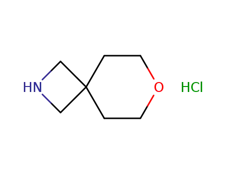 Molecular Structure of 1417633-09-0 (7-Oxa-2-azaspiro[3.5]nonane hydrochloride)