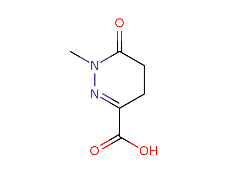 Molecular Structure of 33548-32-2 (1-Methyl-6-oxo-1,4,5,6-tetrahydropyridazine-3-carboxylic acid)