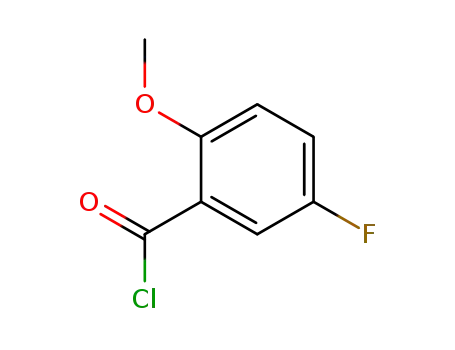 Molecular Structure of 704-03-0 (5-Fluoro-2-Methoxybenzoyl chloride)