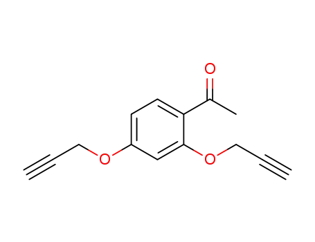 Molecular Structure of 22287-70-3 (1-(2,4-bis(prop-2-yn-1-yloxy)phenyl)ethan-1-one)