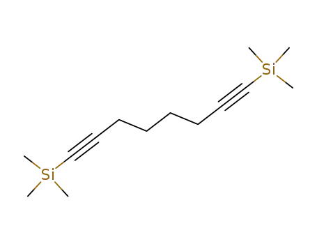 Molecular Structure of 63873-32-5 (Silane, 1,7-octadiyne-1,8-diylbis[trimethyl-)