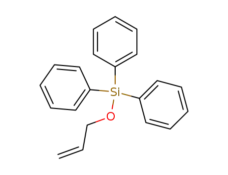 Molecular Structure of 18752-15-3 (Silane, triphenyl(2-propenyloxy)-)
