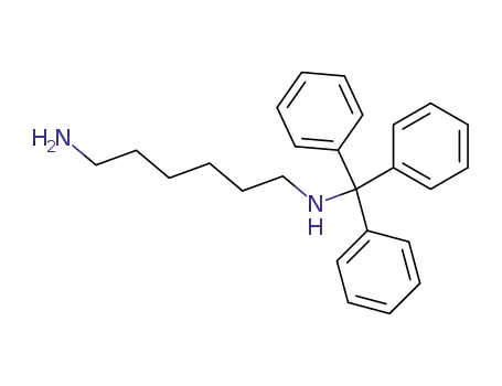 Molecular Structure of 149834-58-2 (1,6-Hexanediamine, N-(triphenylmethyl)-)