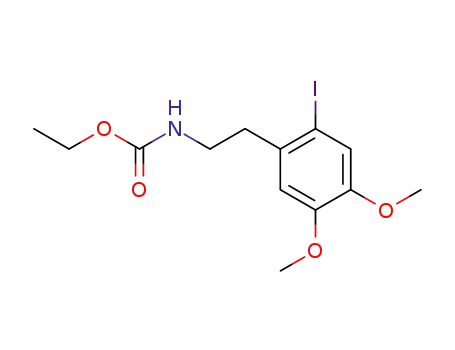 N-[2-(2-iodo-4,5-dimethoxyphenyl)ethyl]carbamic acid ethyl ester