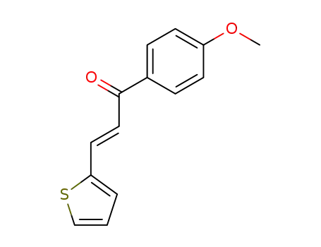 Molecular Structure of 69837-02-1 ((2E)-1-(4-METHOXYPHENYL)-3-(2-THIENYL)PROP-2-EN-1-ONE)