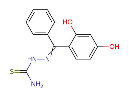 2-[(2-hydroxy-4-oxocyclohexa-2,5-dien-1-ylidene)(phenyl)methyl]hydrazinecarbothioamide