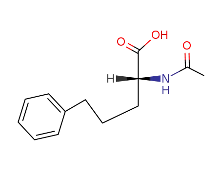 Molecular Structure of 5440-44-8 (2-acetamido-5-phenyl-pentanoic acid)