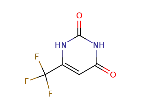 Molecular Structure of 672-45-7 (6-(TRIFLUOROMETHYL)URACIL)
