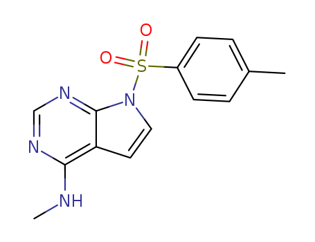 N-METHYL-7-(4-METHYLBENZENESULFONYL)-7H-PYRROLO[2,3-D]PYRIMIDIN-4-AMINE