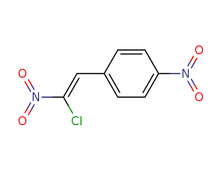 Molecular Structure of 127143-25-3 (Benzene, 1-(2-chloro-2-nitroethenyl)-4-nitro-, (Z)-)