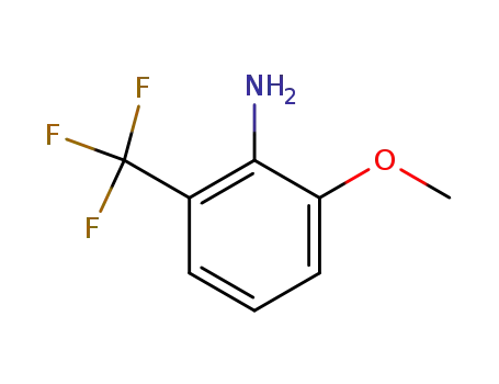 Molecular Structure of 133863-87-3 (2-METHOXY-6-(TRIFLUOROMETHYL)ANILINE)
