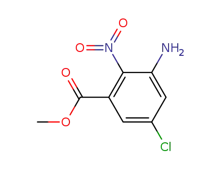 Benzoic acid, 3-amino-5-chloro-2-nitro-, methyl ester