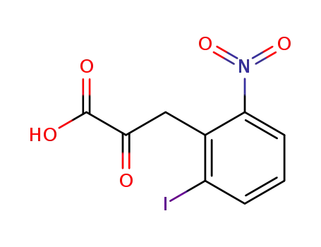 (2-iodo-6-nitro-phenyl)-pyruvic acid