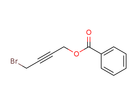 Molecular Structure of 114978-77-7 (2-Butyn-1-ol, 4-bromo-, benzoate)