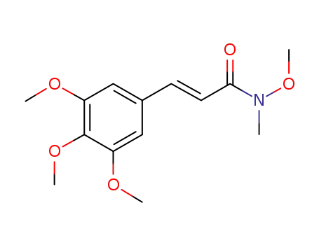 (E)-N-methoxy-N-methyl-3-(3,4,5-trimethoxyphenyl)acrylamide