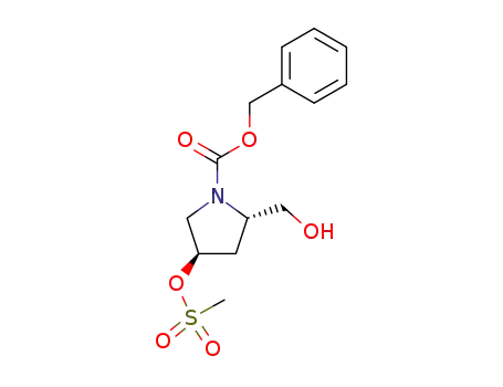 (2S,4R)-1-benzyloxycarbonyl-2-hydroxymethyl-4-methanesulfonyloxypyrrolidine