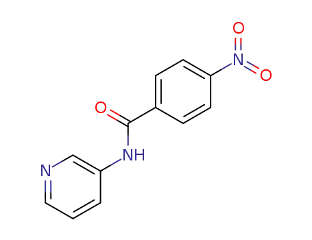 Molecular Structure of 13313-18-3 (3-(p-Nitrobenzamido)pyridine)