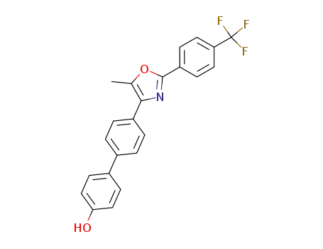 4'-[5-methyl-2-(4-trifluoromethyl-phenyl)-oxazole-4-yl]-biphenyl-4-ol