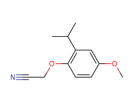 Acetonitrile, 2-[4-methoxy-2-(1-methylethyl)phenoxy]-