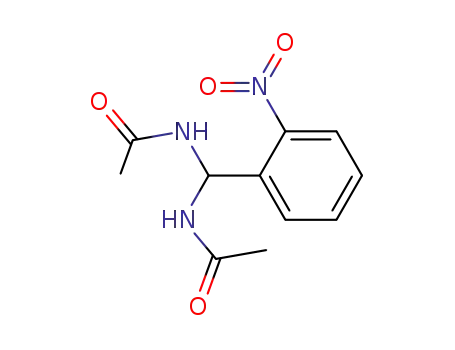 N-((acetylamino){2-nitrophenyl}methyl)acetamide