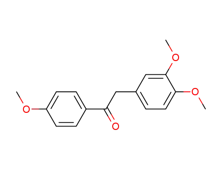 Molecular Structure of 4927-53-1 (Ethanone, 2-(3,4-dimethoxyphenyl)-1-(4-methoxyphenyl)-)