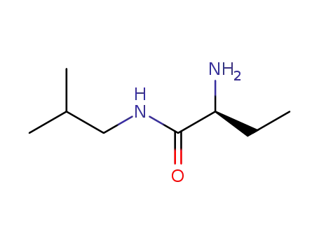 Molecular Structure of 590423-21-5 (Butanamide, 2-amino-N-(2-methylpropyl)-, (2S)-)