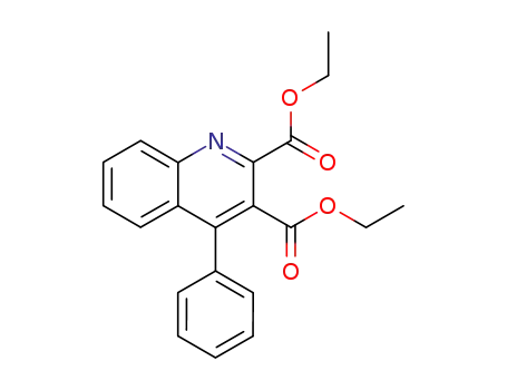 Molecular Structure of 17282-95-0 (diethyl 4-phenylquinoline-2,3-dicarboxylate)