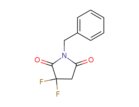 Molecular Structure of 862416-33-9 (1-BENZYL-3,3-DIFLUORO-PYRROLIDINE-2,5-DIONE)