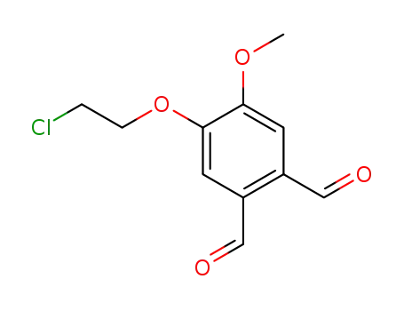 4-(2-chloroethoxy)-5-methoxyphthalaldehyde